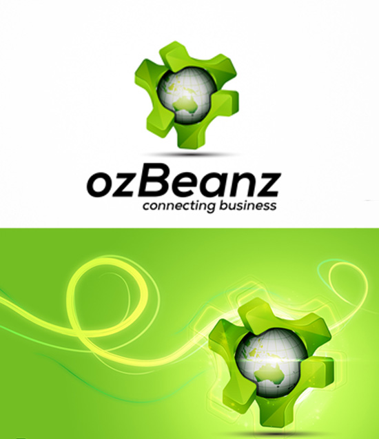 ozbeanz branding design